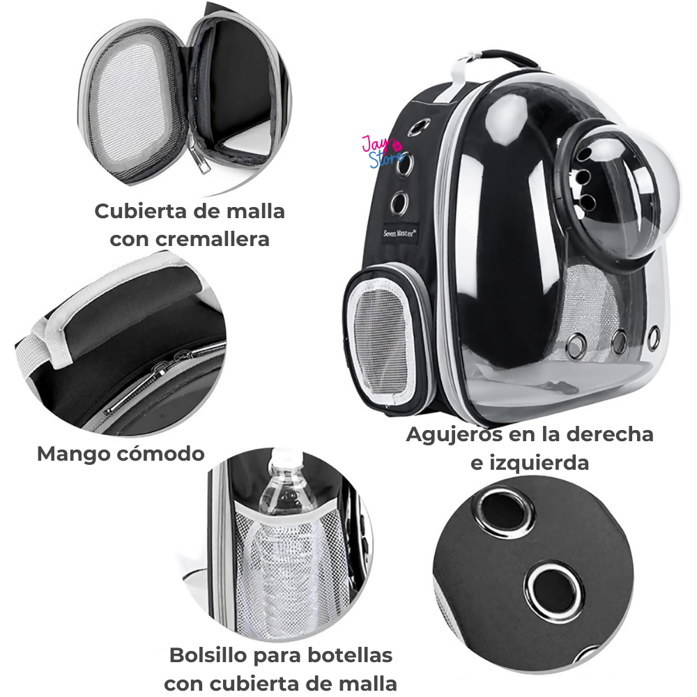 Maleta Transportadora De Gatos Perros Mascotas Bolso Viajero