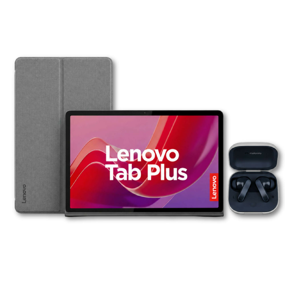 Tablet Lenovo Tab Plus 256gb 8gb Ram Wi-Fi + Forro + Moto Buds + DirecTV