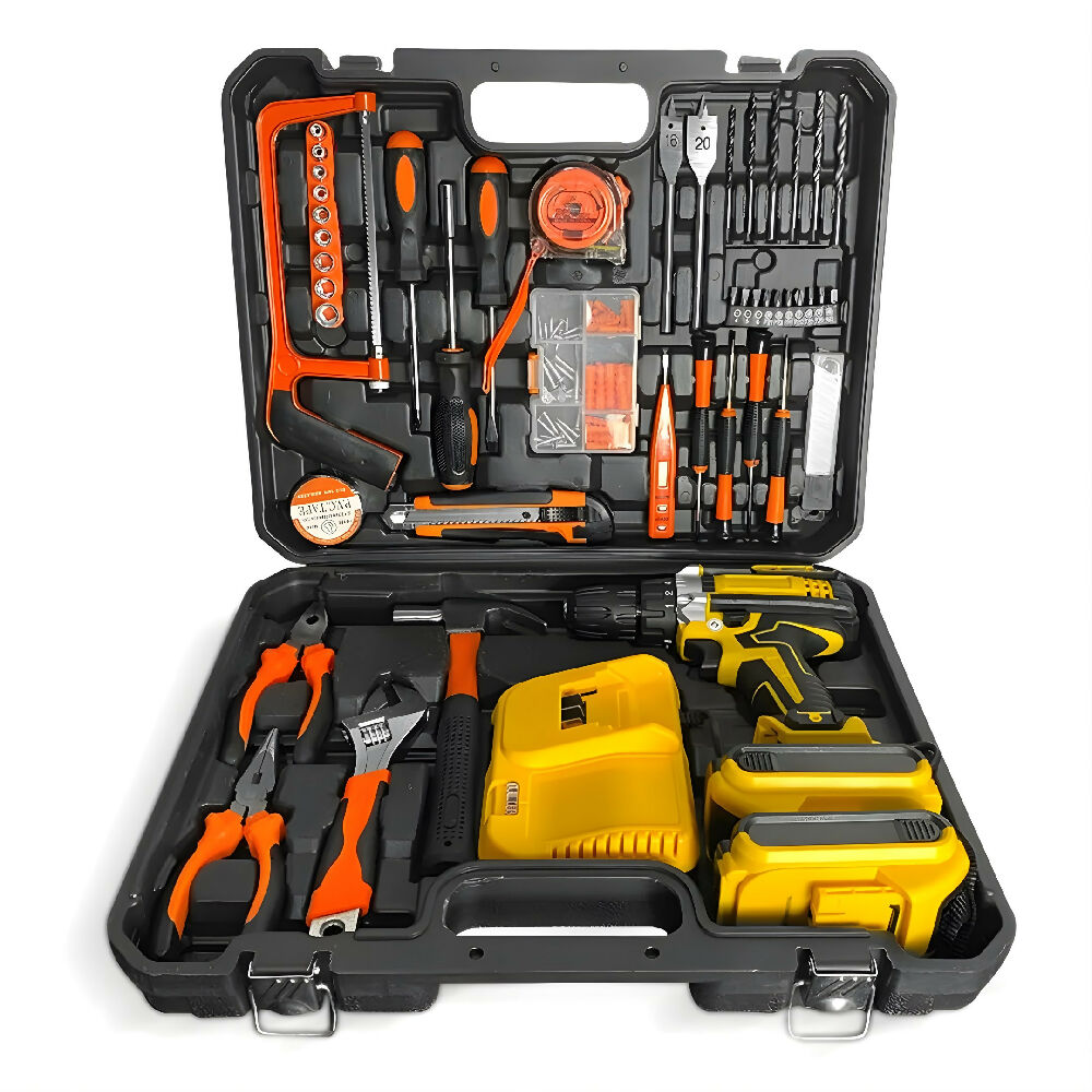Taladro Destornillador Eléctrico Inalámbrico Con Kit Profesional De 50 Piezas