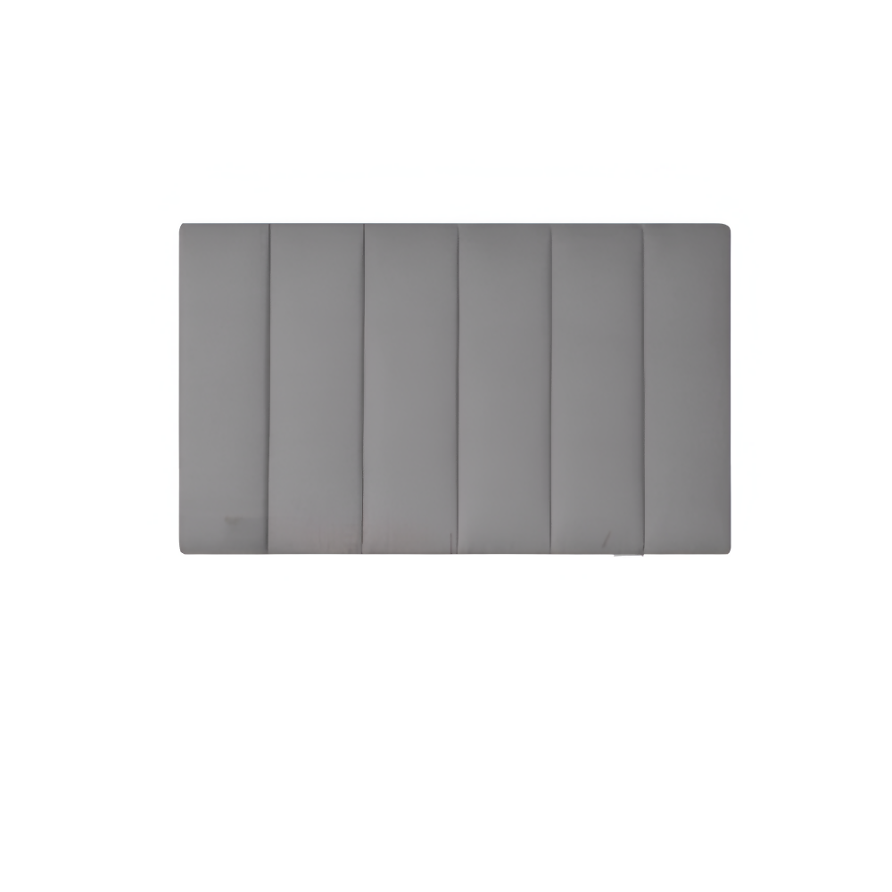 Cabecero Sencillo 100x60 Modulos Verticales Gris Tela