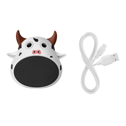 Mini Bocina Bluetooth Forma De Vaca