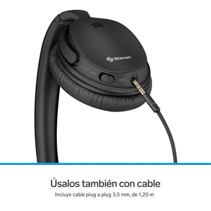 Audífonos Bluetooth con cancelación de ruido