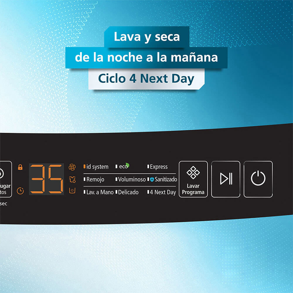 Lavadora Automática Propela 9 Kg Diamond Gray