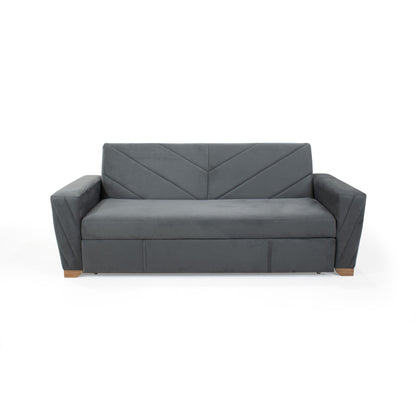 Sofa Cama Vancouver 3P Tela Gris