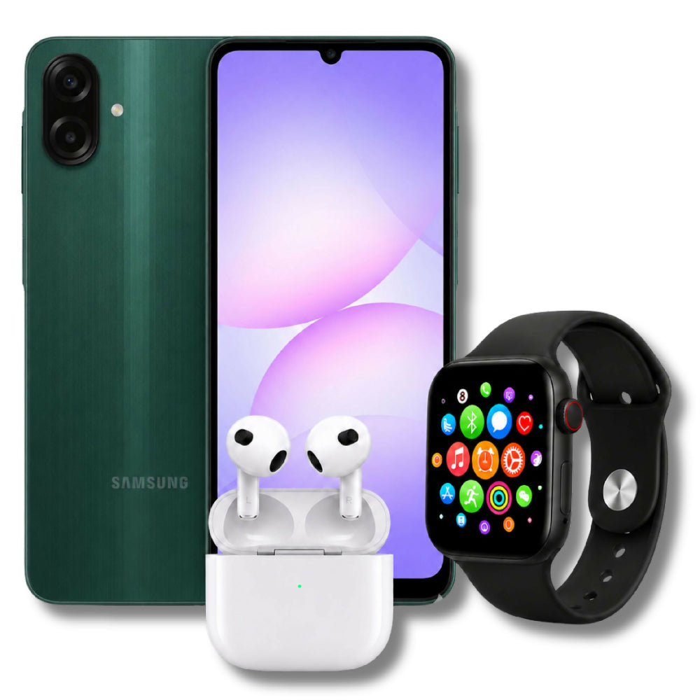Celular A07 64GB Batería Larga Duración + Obsequio Audífonos Y Smartwatch Verde