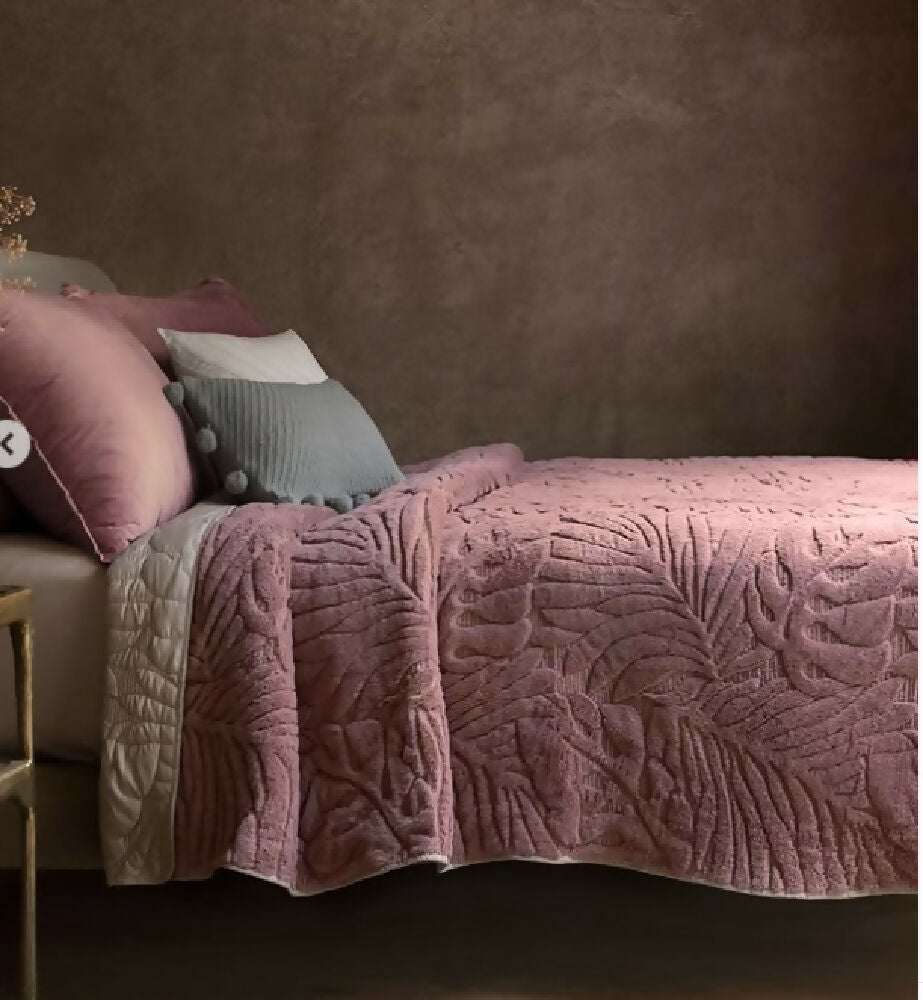 87769-1 Edredón Voga Mulberry Doble Faz, para cama Doble y Queen,  Textura en Relieve - Envío Gratis