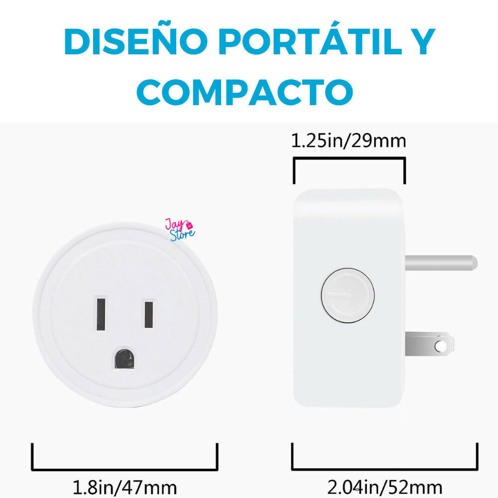 Tomacorriente Inteligente Compatible Con Alexa Google Home WiFi 2.4G