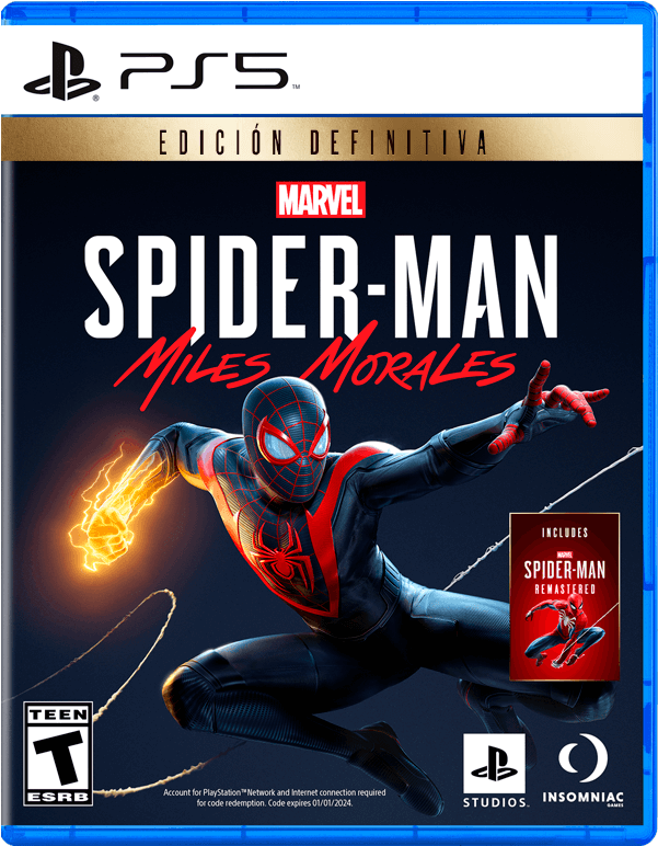 Spiderman Miles Morales Edición Definitiva PS5