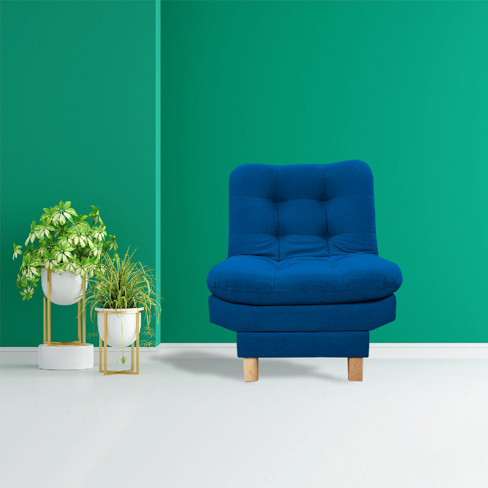 Poltrona Widmer Clic Clac 3 Posiciones Azul Petroleo