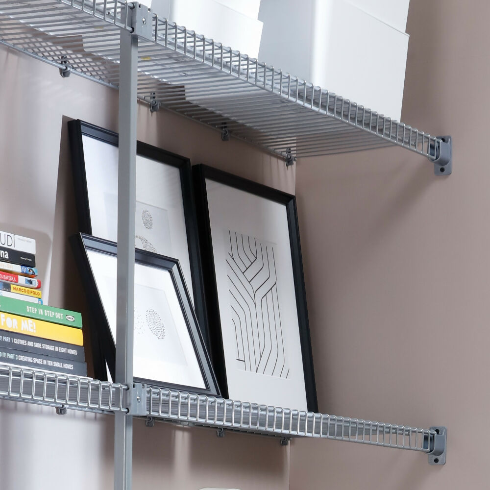 Closet Basic Modular Metalico Ajustable Rejiplas Color Metalizado