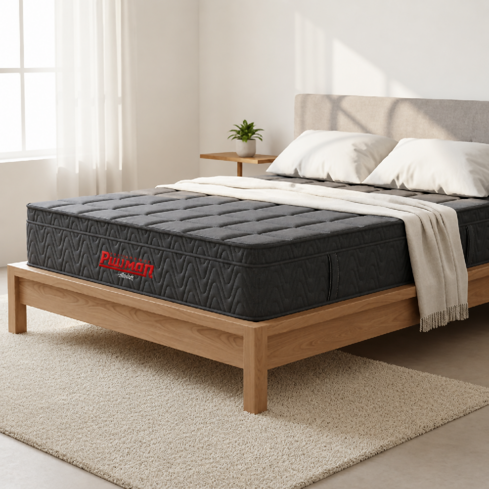 Colchón Orthopack Euro u Mohnblatt 160X190 Queen, Color Gris