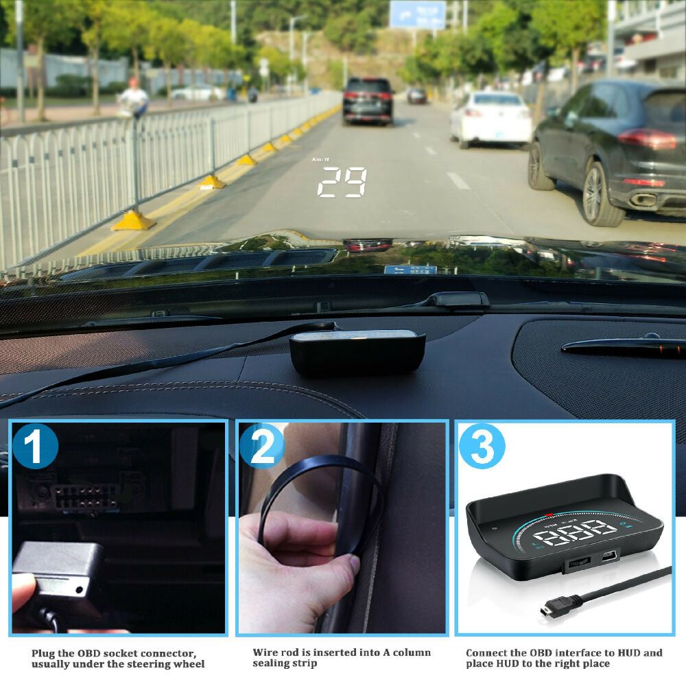 Pantalla De Visualización Frontal Para Coche Proyector LCD Multifunción