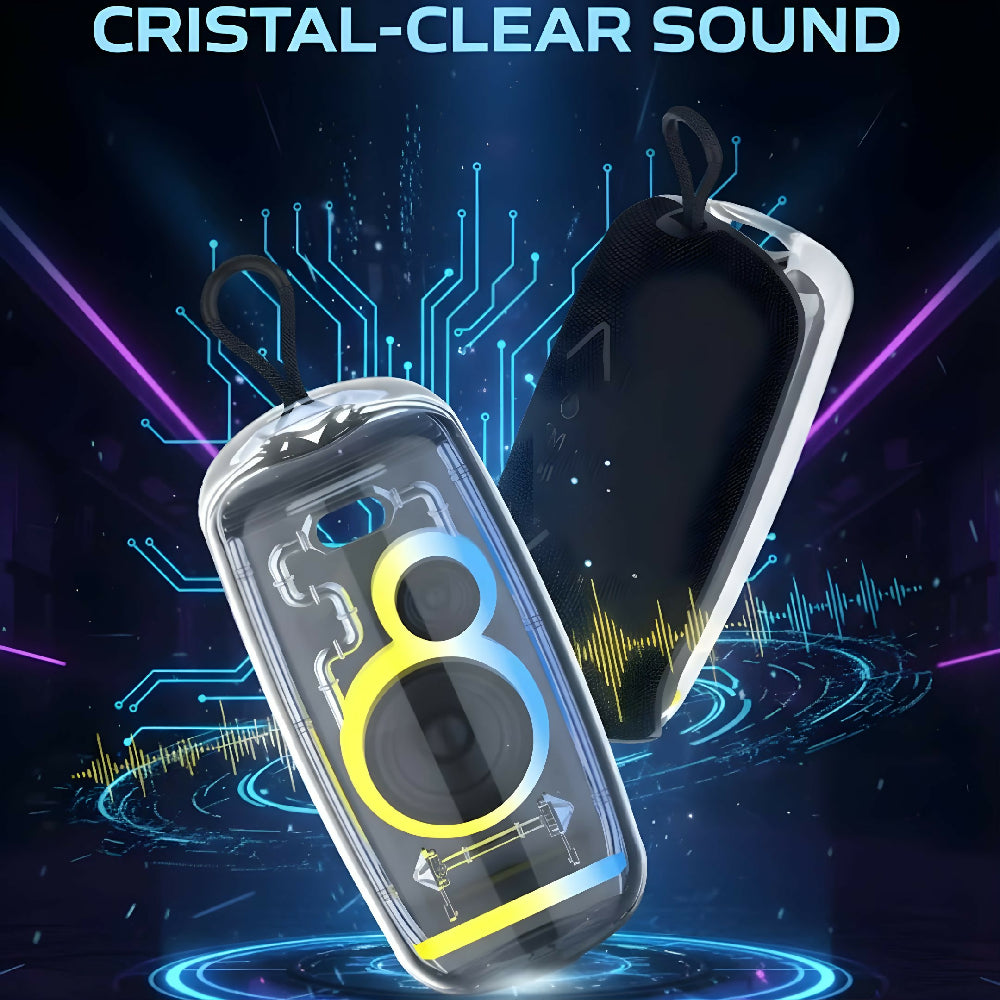 Parlante Bluetooth Movisun Disko LED RGB Y Sonido De Alta Fidelidad