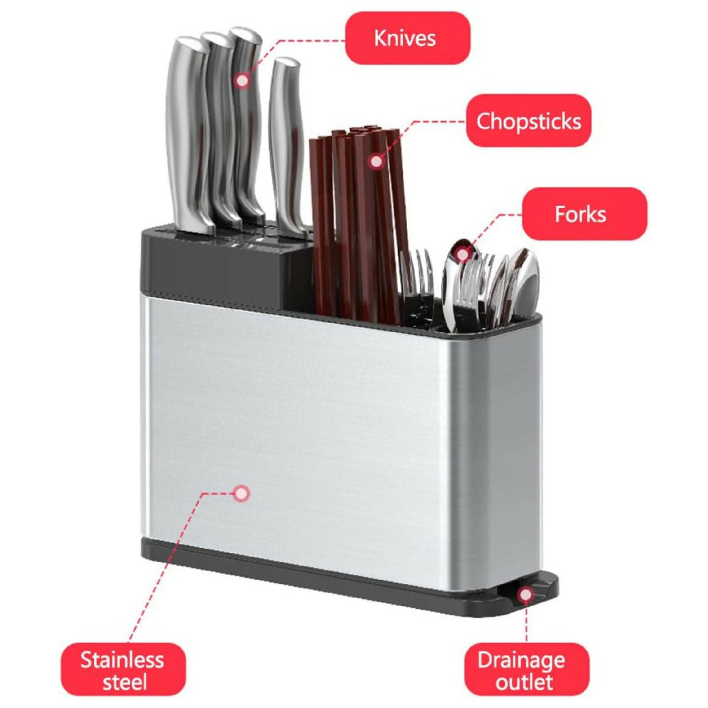 Organizador De Cubiertos 4 Compartimentos Para Utensilios Y Cubiertos De Cocina