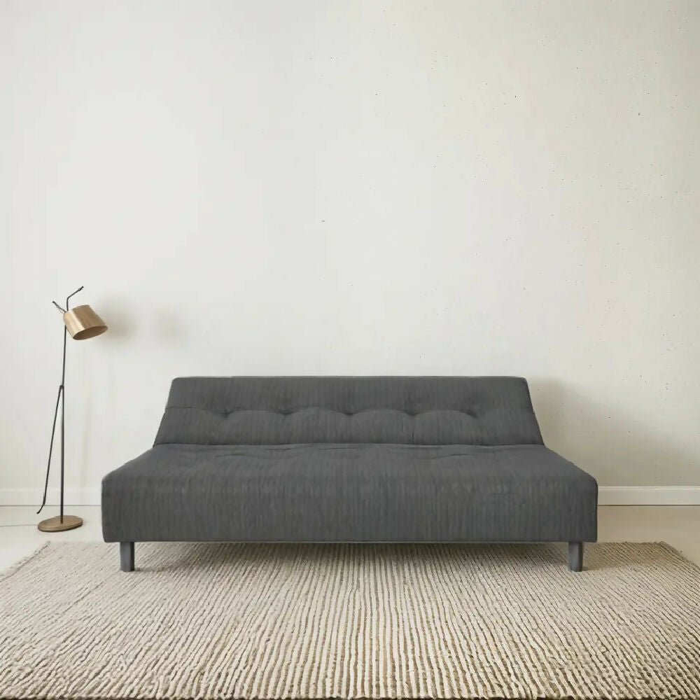 Sofá Cama Mauro Tela, Color Gris