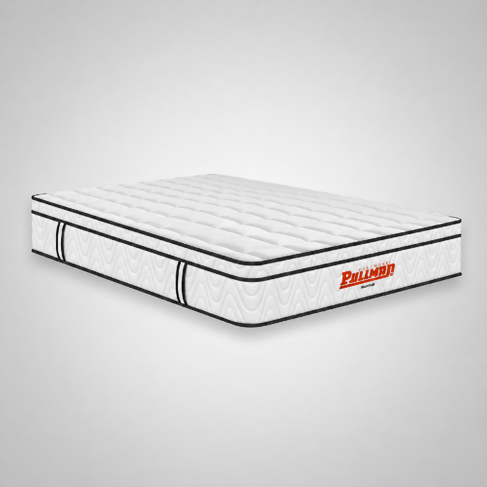 Colchón Orthopack Euro u 160X190 Queen, Color Blanco