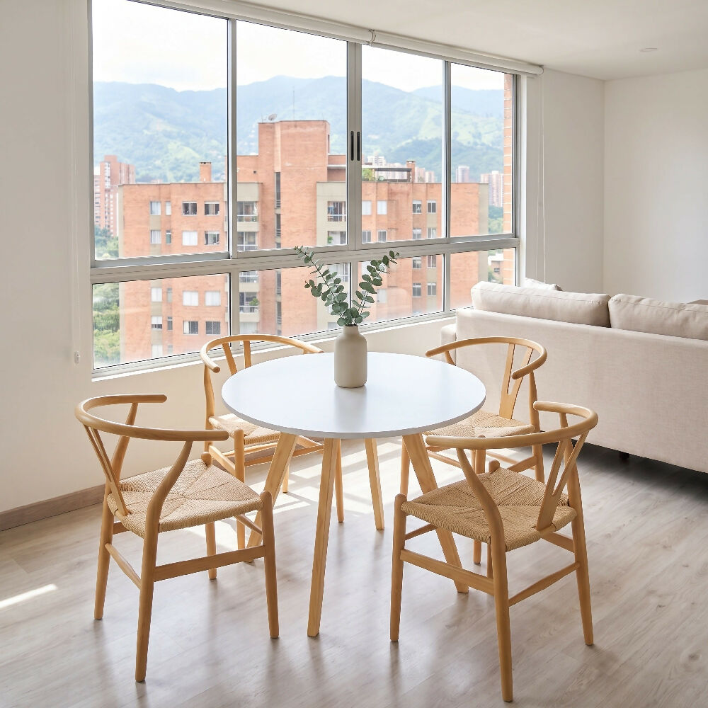 Comedor Nórdico Circular 80