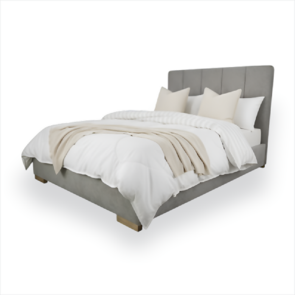 Cama Tapizada Formosa Piano en madera