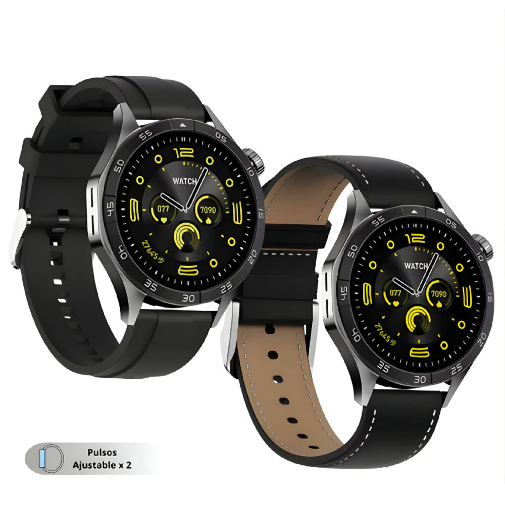 Smartwatch GM1 Mobulaa Bluetooth Reloj Inteligente Deportivo Con Pantalla HD, Frecuencia Cardíaca Y Batería Duradera