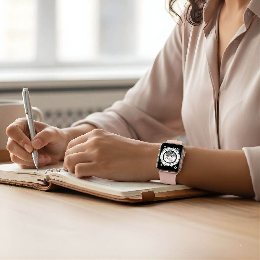 Smartwatch IW10 Mini Rosado Reloj Inteligente Compacto Con Llamadas Bluetooth, Monitor De Salud, Spo2 Y Notificaciones