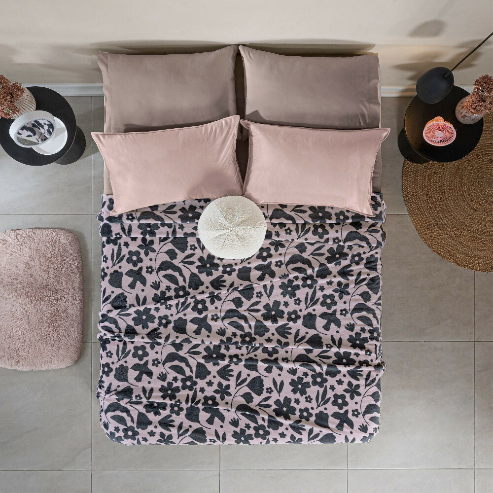 Cobija Ligera Folk, para Cama Sencilla y Doble, de 180 x 220 cm