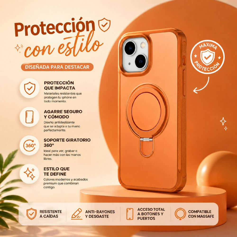 Forro Premium Para iPhone MagSafe Carcasa De Máxima Protección Iphone 13