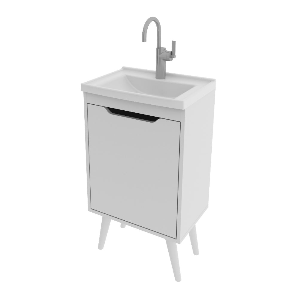 Mueble de baño con lavamanos Nexo - Blanco