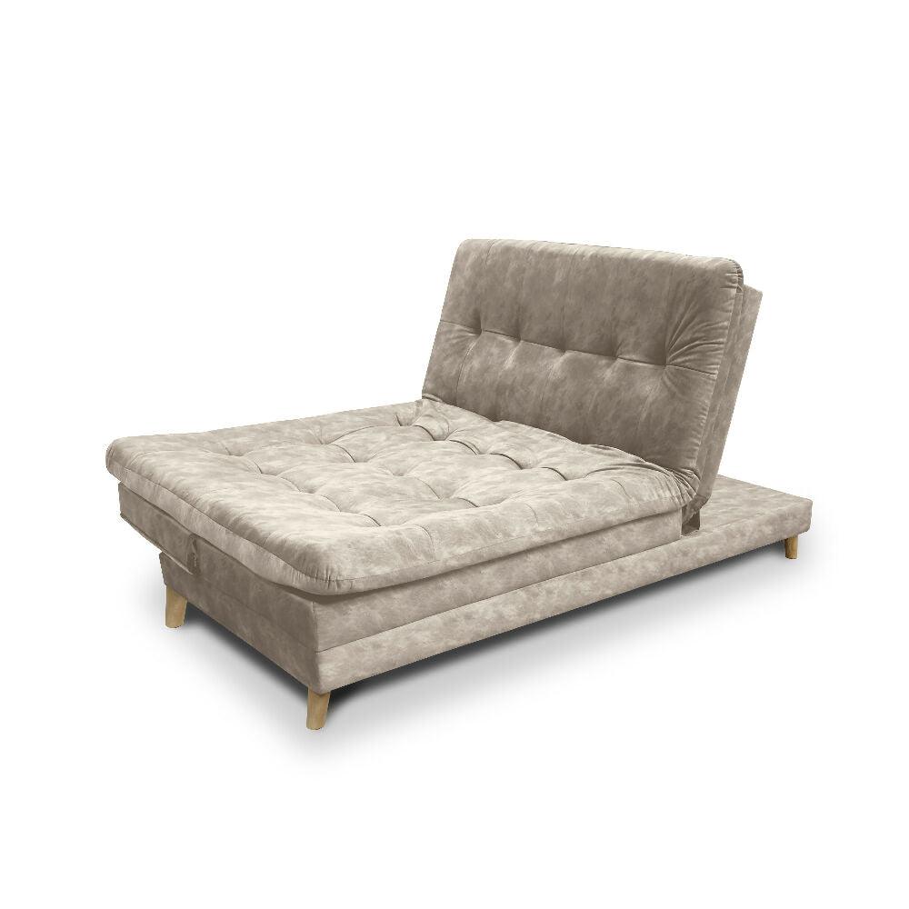 Sofa cama 5 posiciones Agassi Tela Camel - Incluye Cojines