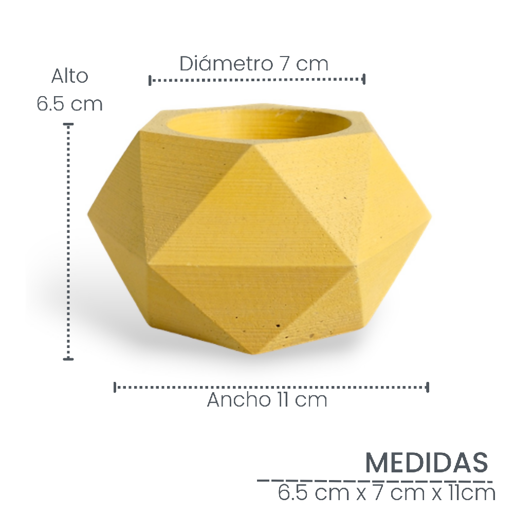 matera de mesa en cemento adara  petty amarillo de concreto tienda online de materas y decoración 04