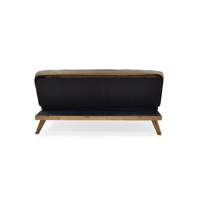 Sofa Cama Lucerna 3P Tela Taupe