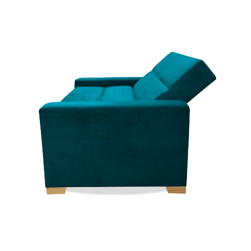 Sofacama Vogel Multifuncional Carrito Turquesa + Cojines Decorativos