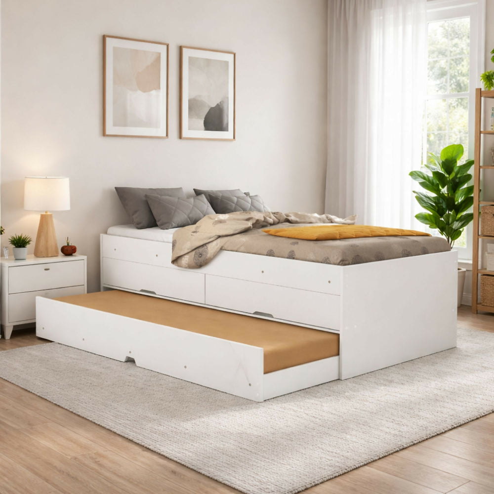 Cama Sencilla Mar - Blanco