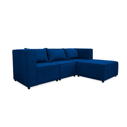Sala Hofer Modular Azul Petroleo