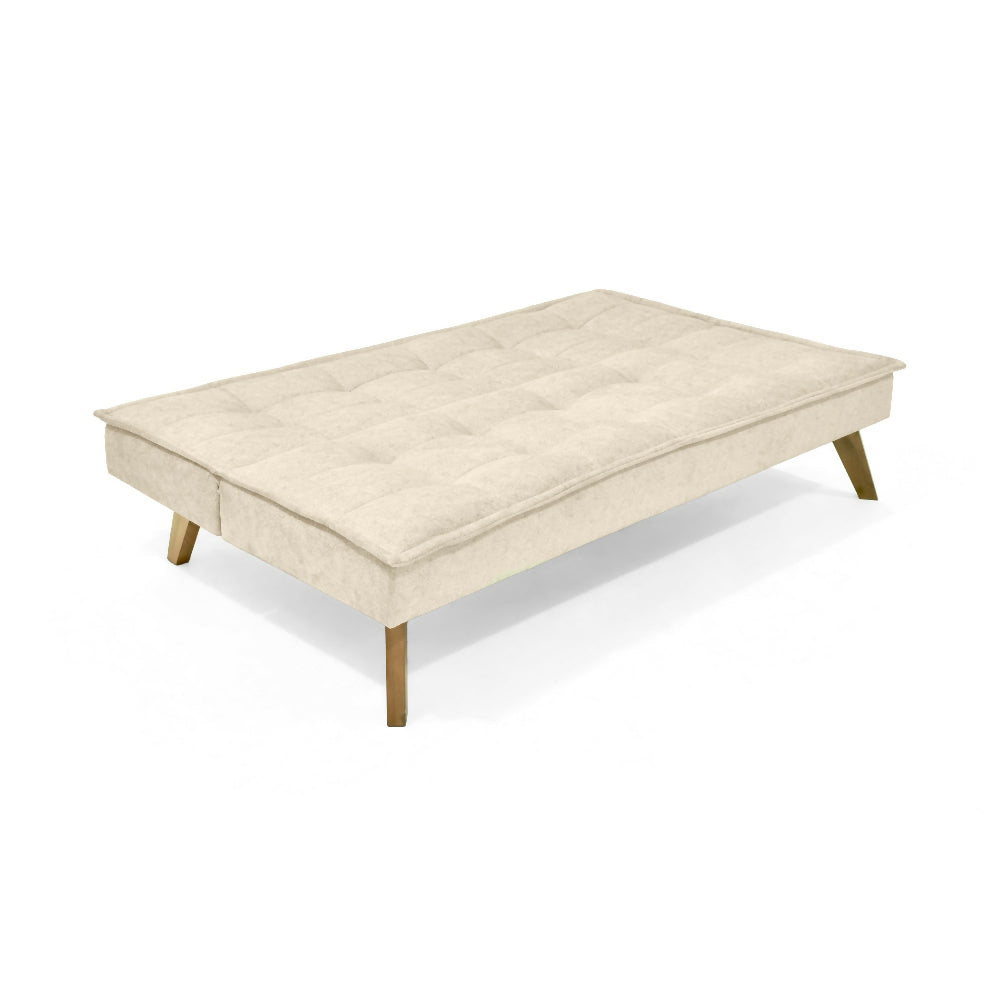 Sofa Cama Morrison 174x100x80 Reclinable Tela Beige