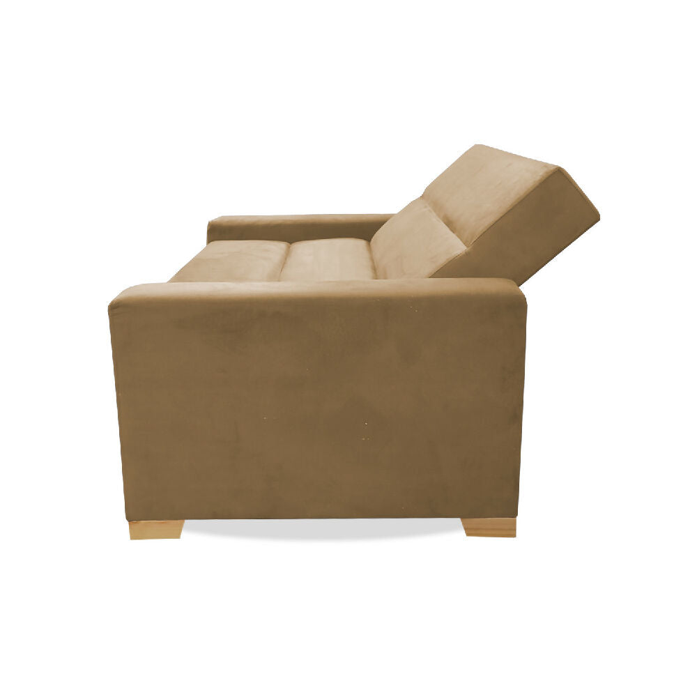 Sofacama Vogel Multifuncional Carrito Camel + Cojines Decorativos