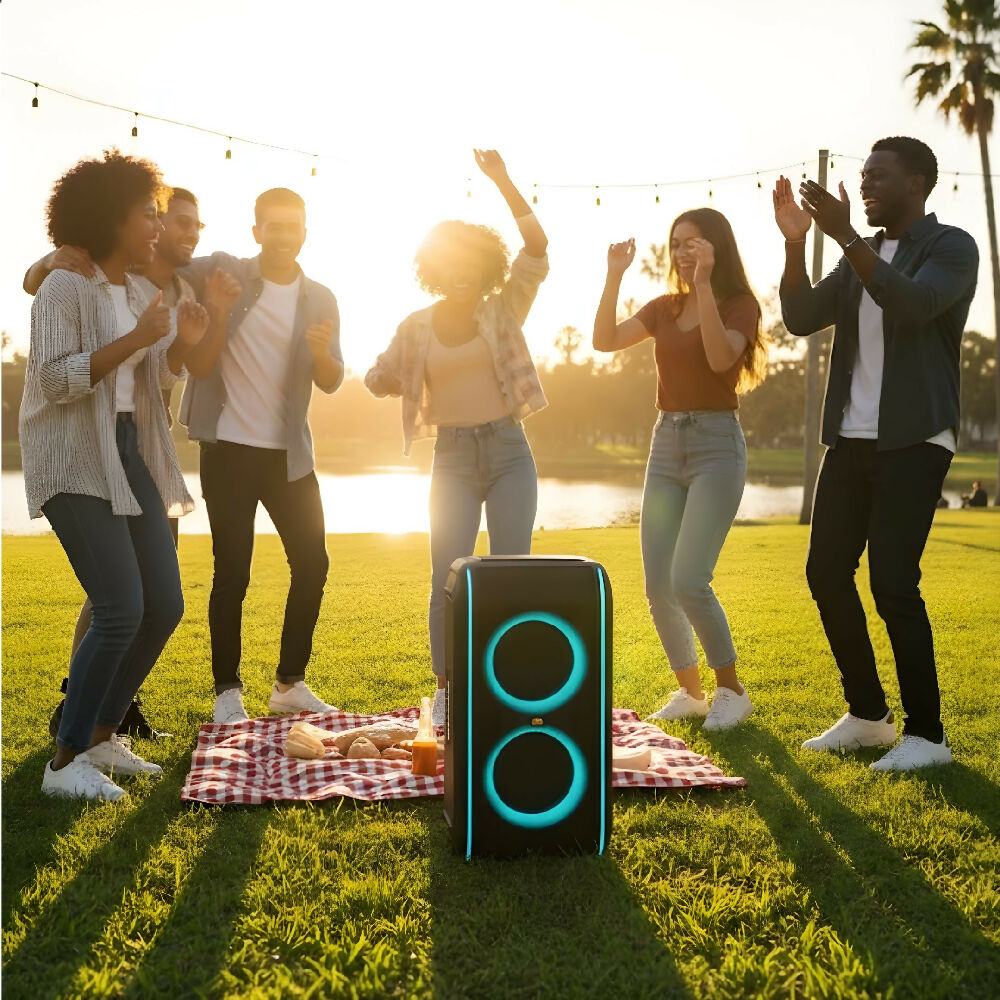 Parlante Bluetooth Movisun Elite160 Resistente De Salpicaduras Y Sonido Envolvente