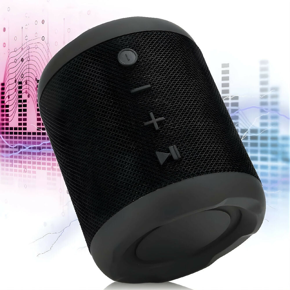 Parlante Bluetooth Movisun Glu Con Batería De Larga Duración Negro