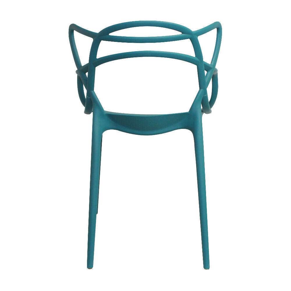 Kit por 2 Silla Solna Tipo Master Jardín - Azul Petroleo