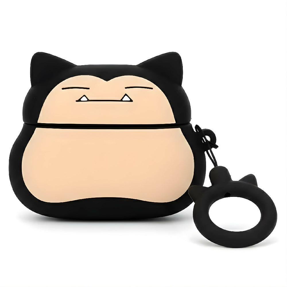 Forro Para Audifonos Airpods Pro 2 Diseño Snorlax Y Protección Anticaídas