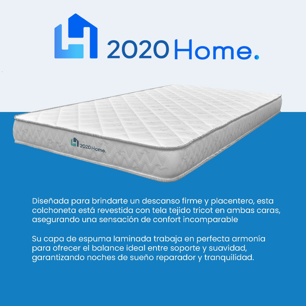 Combo Cuna Natal Multifuncional + Colchoneta 70x130cm en Espuma Laminada