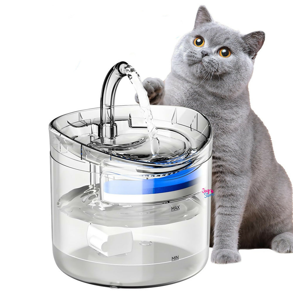 Fuente de Agua Mascotas Gatos Silencioso Automático Bebedero