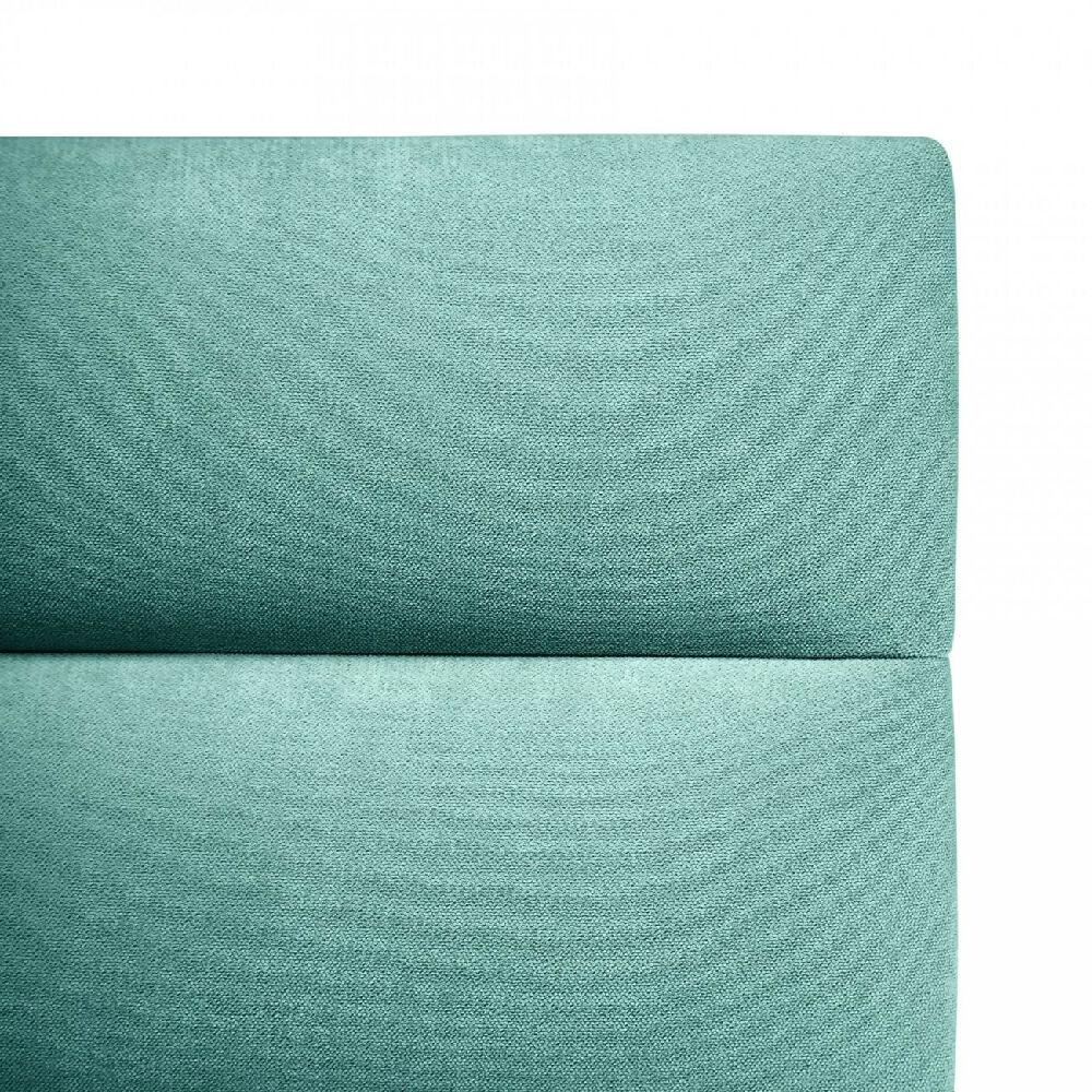 Cabecero Boston Cama Semi Doble Turquesa