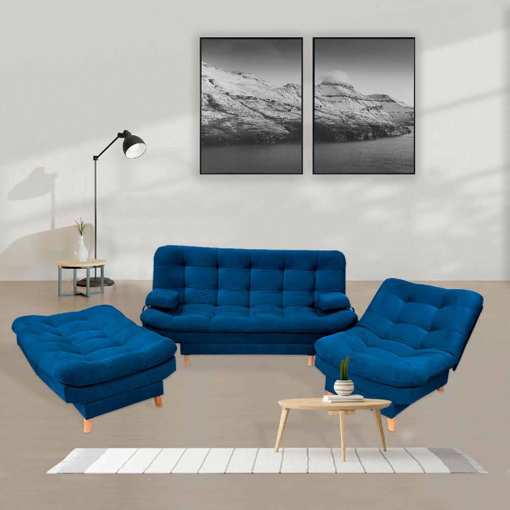 Sala Clic Clac Keller Azul petroleo