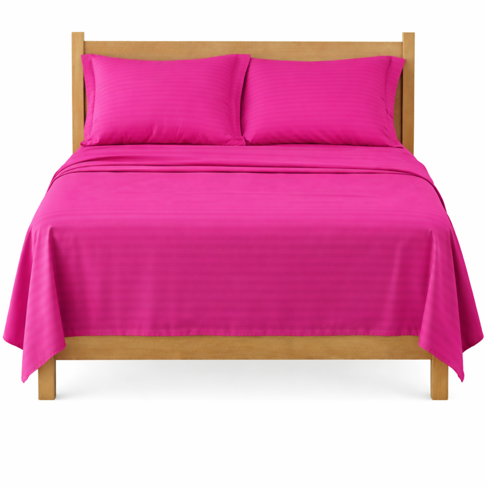 Juego de sabanas sencilla fucsia