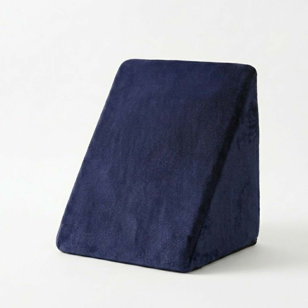 Cojín tv triangular azul