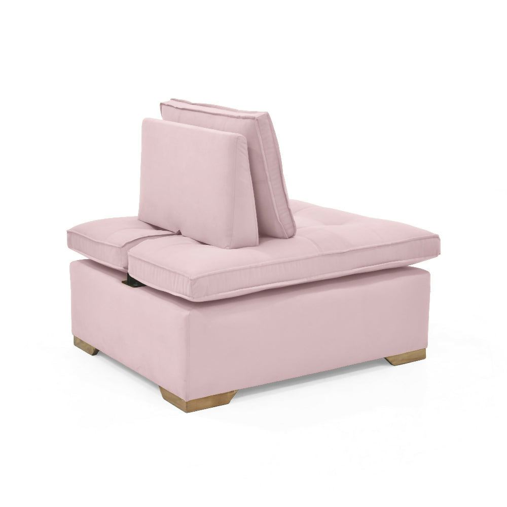 Poltrona Ventury 83x100x86 Ajustable Tela Rosa