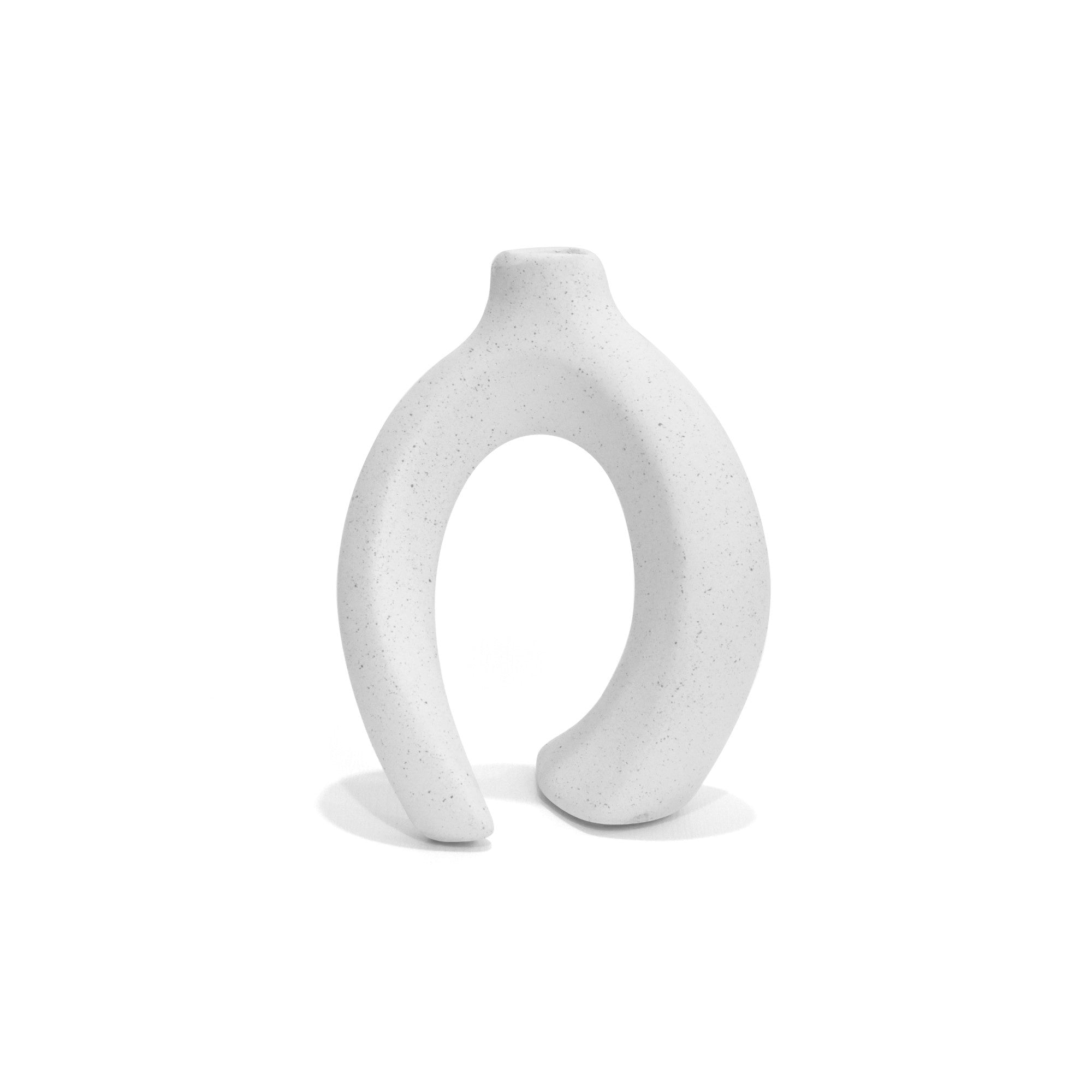 Set de Floreros en Ceramica Aura Blanco