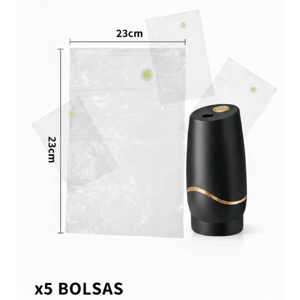 Sellador De Bolsas Al Vacío Portátil Recargable USB Máquina De Sellado Térmico