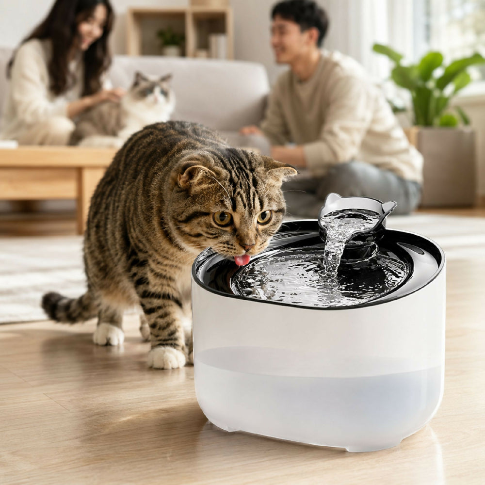 Bebedero Inalámbrico Para Mascotas Con Sensor Filtro Multicapa Y Gran Capacidad