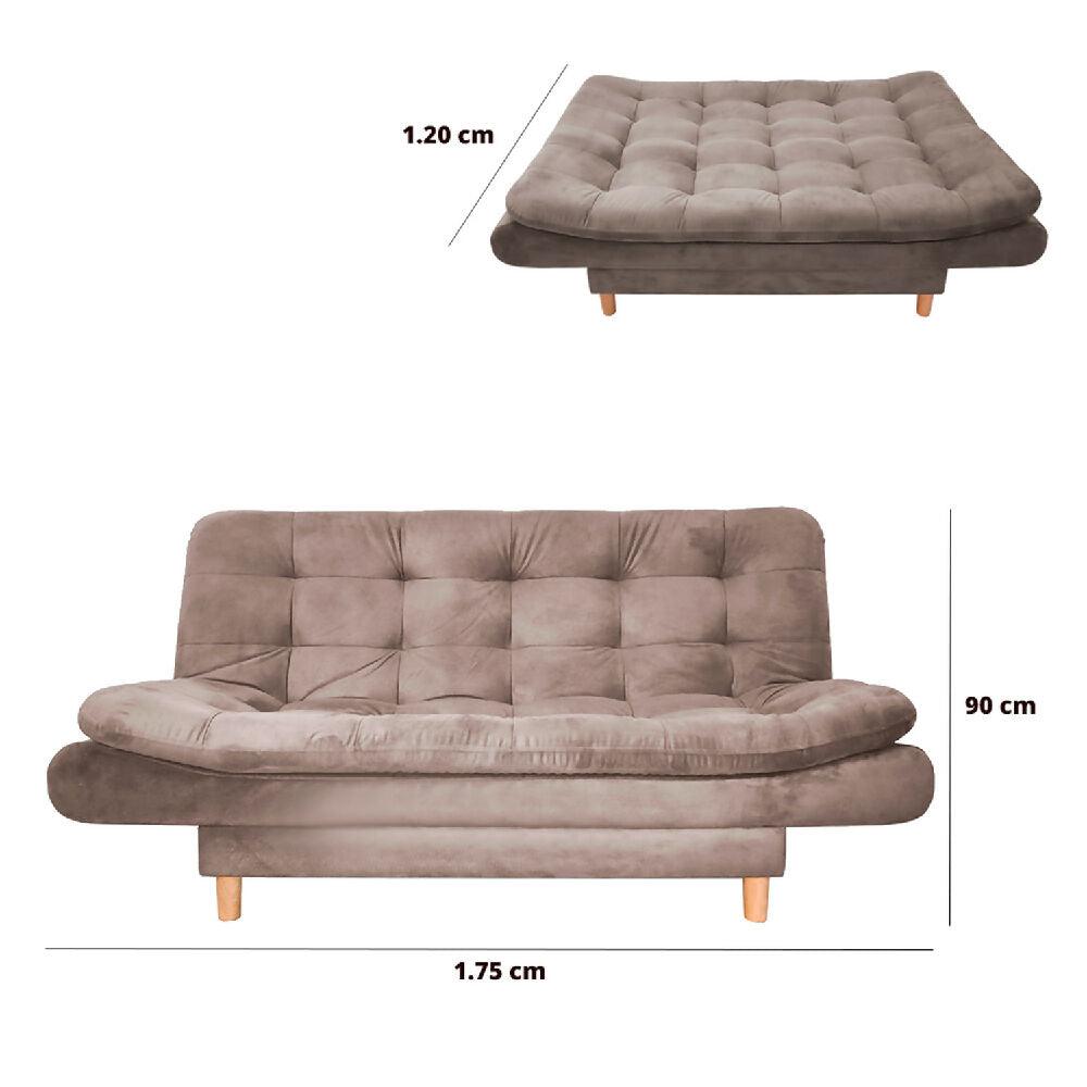 Sofá cama Meier Camel + Cojines